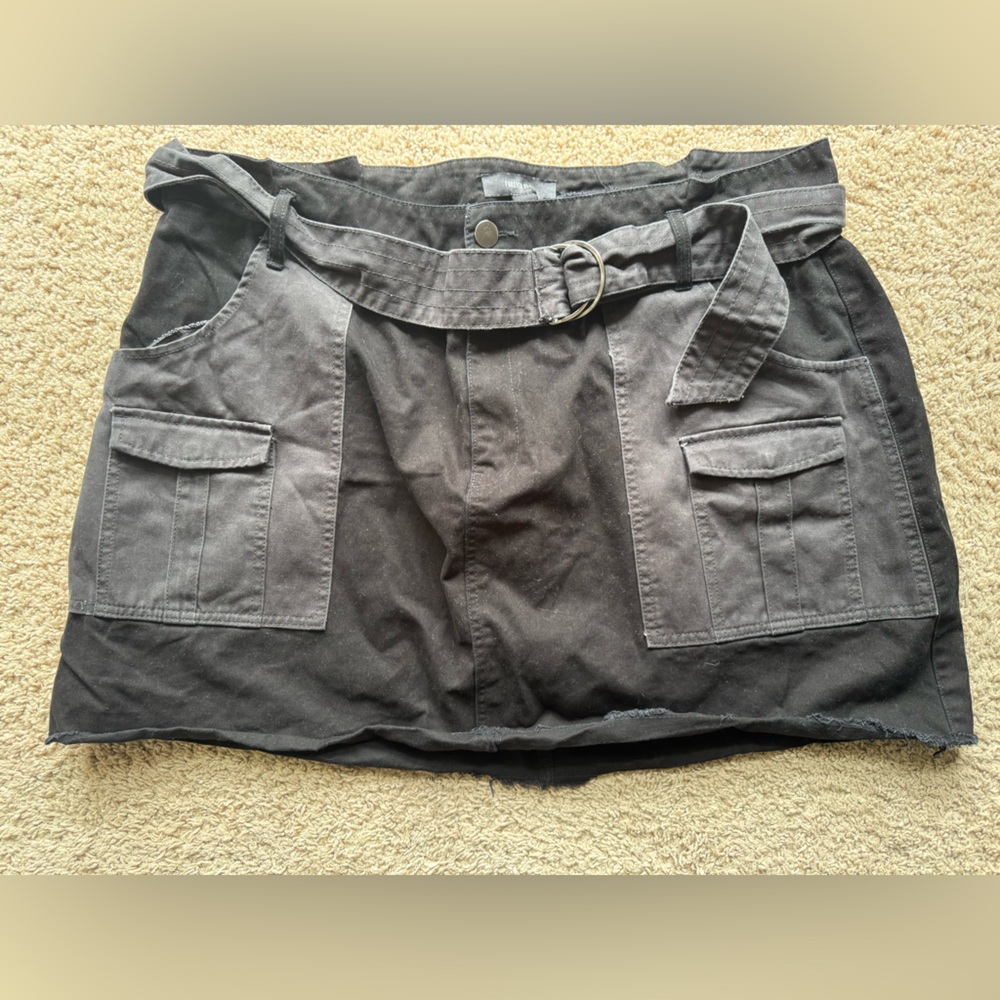 Women’s Black Denim Forever21 Skirt-Size 3X